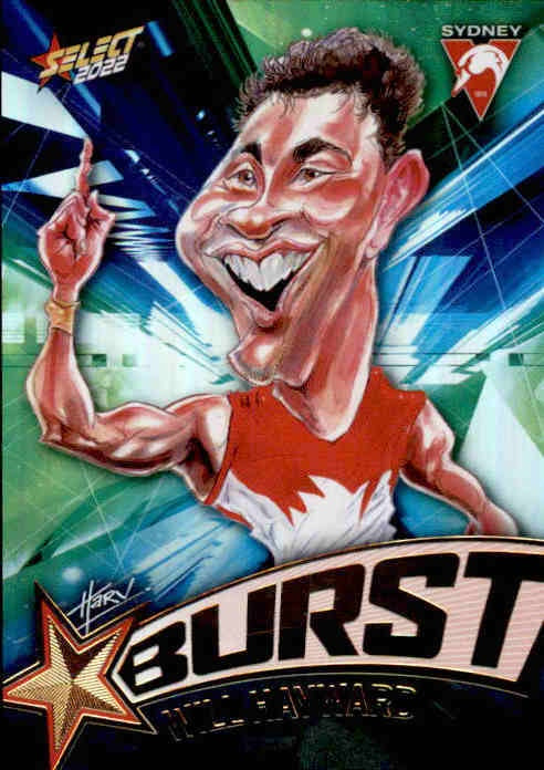 Will Hayward, Starburst Shatter, 2022 Select AFL Footy Stars