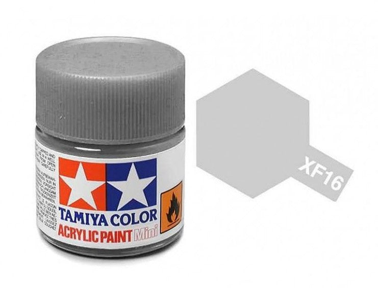 TAMIYA ACRYLIC MINI XF-16 FLAT ALUMINUM 10ml