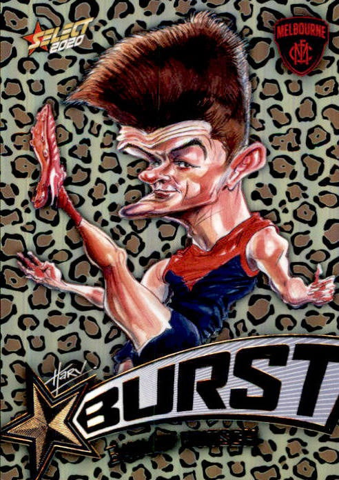 Bayley Fritsch, Leopard Starburst, 2020 Select AFL Footy Stars