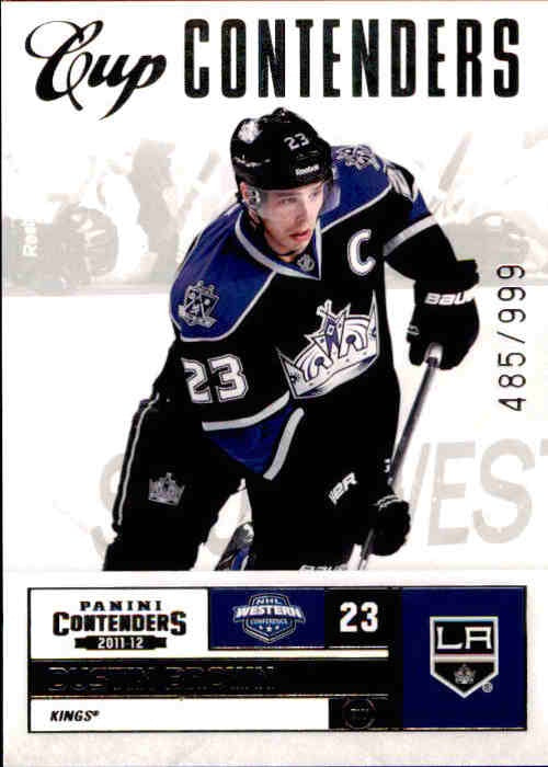 Dustin Brown, Cup Contenders, 2011-12 Panini Contenders Hockey