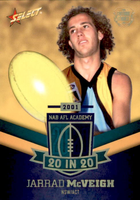 Jarrad McVeigh, 20 in 20, 2016 Select AFL Future Force