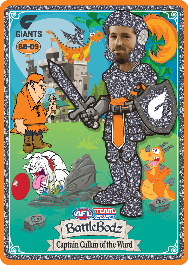 Callan Ward, Glitter Battle Bodz, 2020 Teamcoach AFL SP