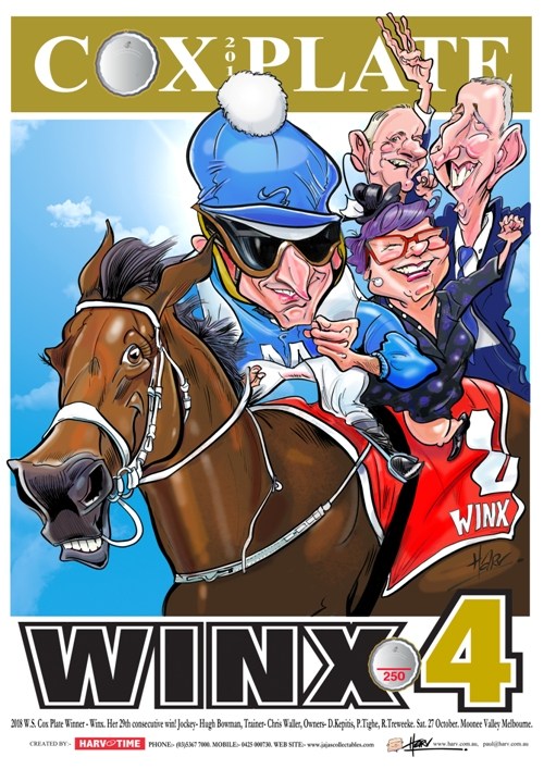 Winx, 4 Cox Plates, Harv Time Poster