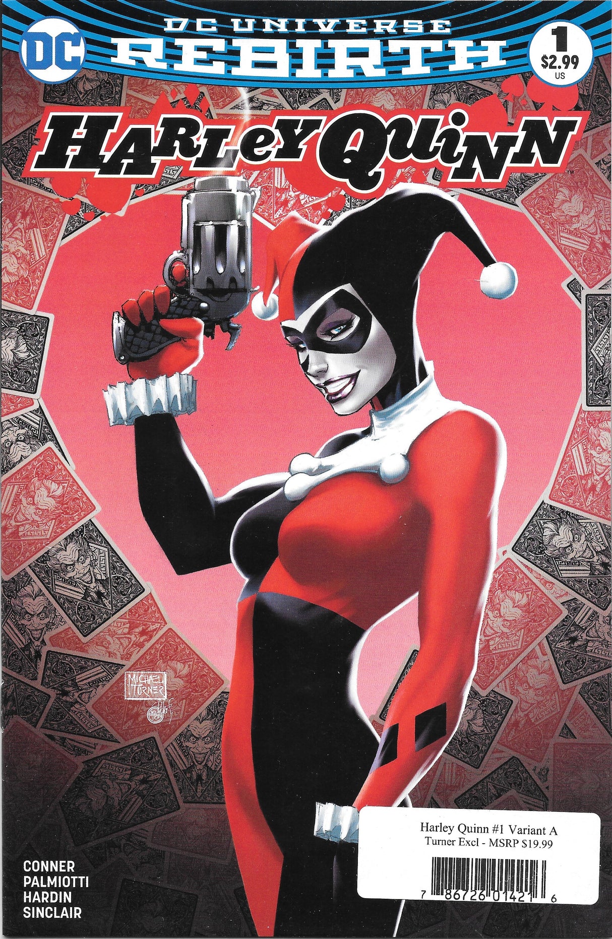 DC Universe REBIRTH Harley Quinn #1 Turner Exclusive Variant A Comic