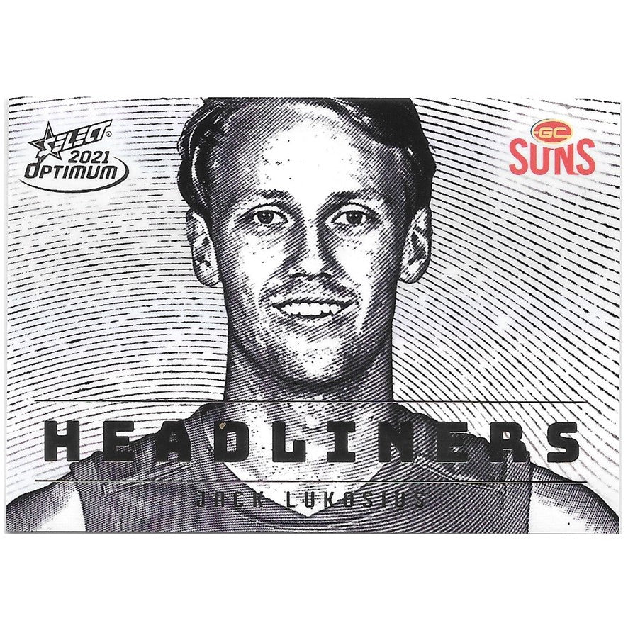 Jack Lukosius, Headliners, 2021 Select AFL Optimum