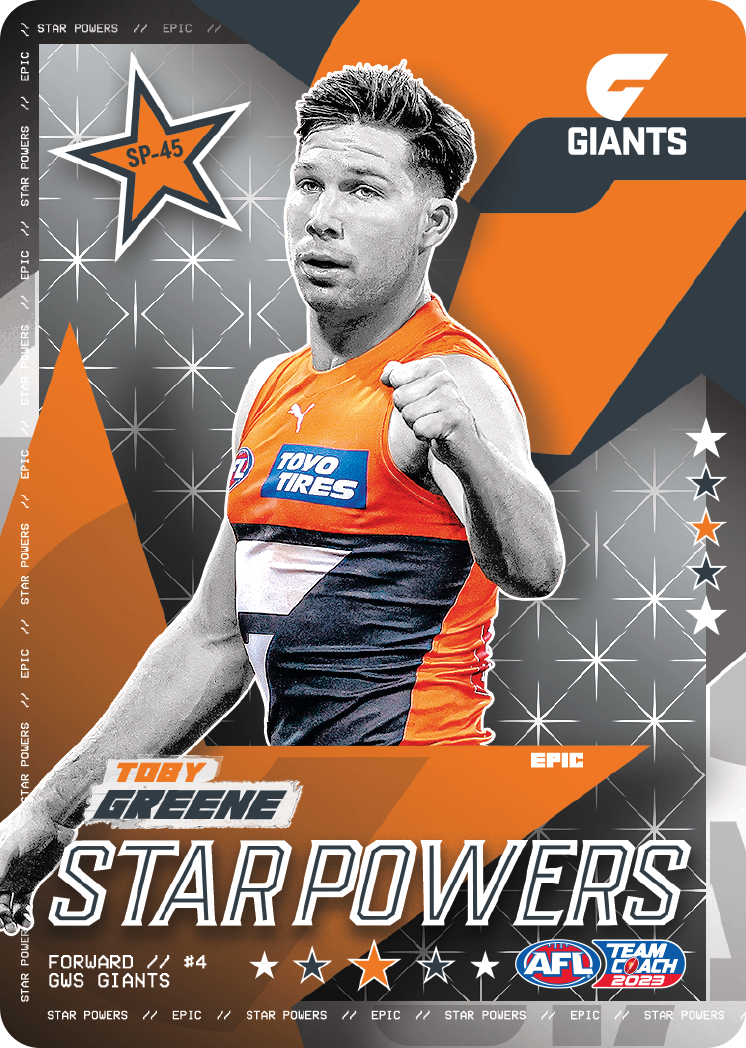 Toby Greene, Star Powers, 2023 Teamcoach AFL