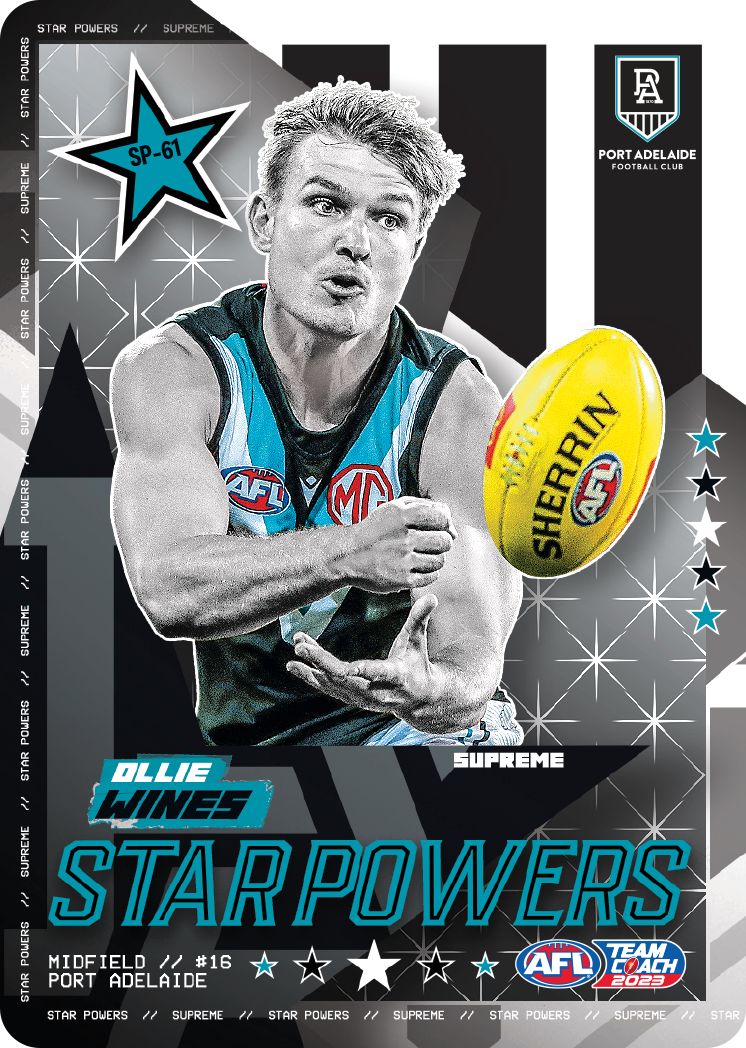 Ollie Wines, Star Powers, 2023 Teamcoach AFL