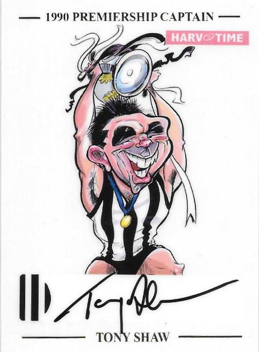 Tony Shaw, HarvTime Signature Series card Limited Edition #'d to 90