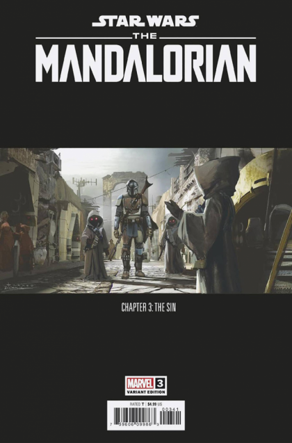 Star Wars The Mandalorian #3 Concept Art Variant Comic