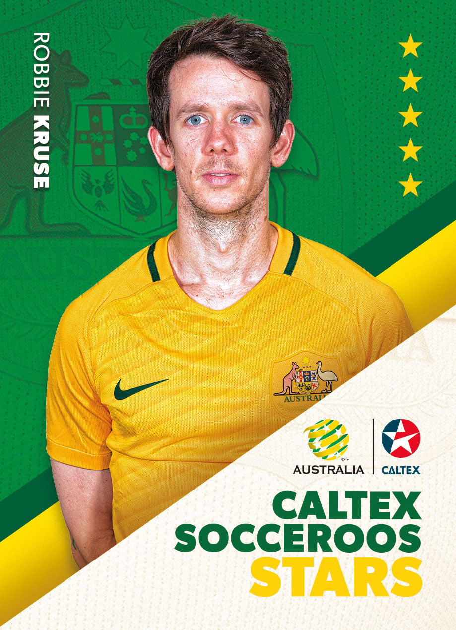 Robbie Kruse, Caltex Socceroos Stars, 2018 Tap'n'play Soccer Trading Cards