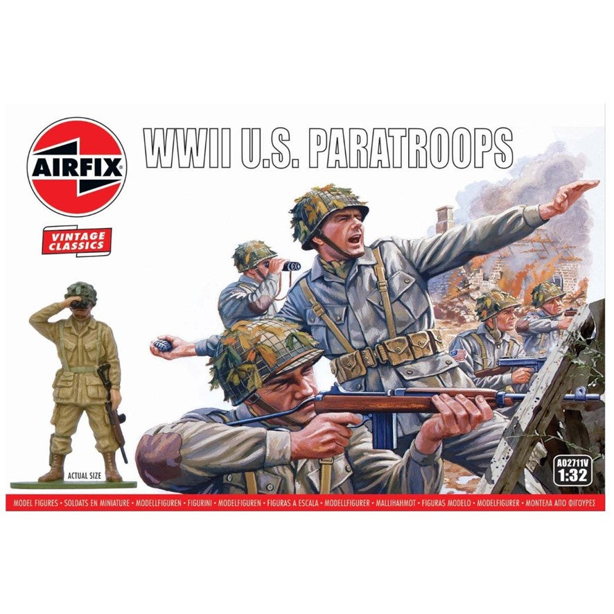 AIRFIX WWII U.S. PARATROOPS 1:32 Model Kit