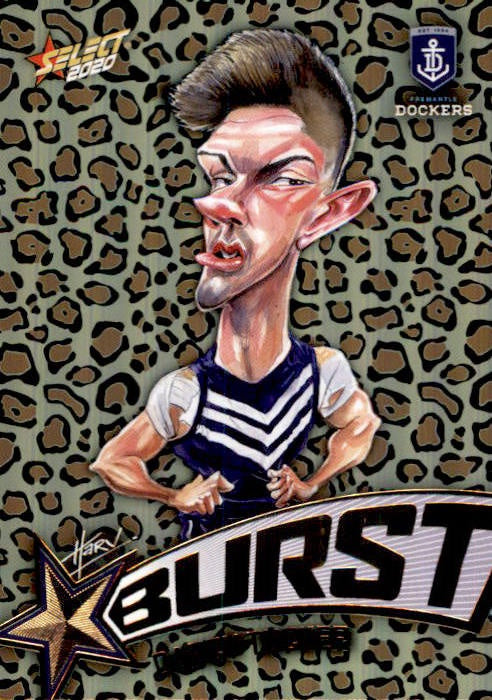 Darcy Tucker, Leopard Starburst, 2020 Select AFL Footy Stars