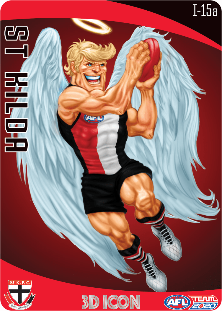 St Kilda Saints Mascot, 3D Icon, 2020 Teamcoach AFL
