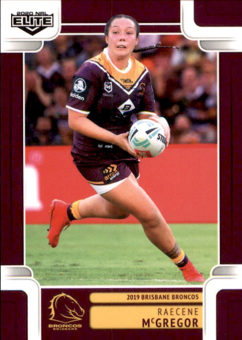 Raecene McGregor, NRLW 06, 2020 TLA Elite NRL