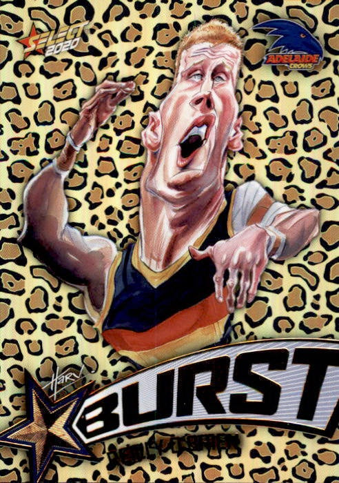 Reilly O'Brien, Leopard Starburst, 2020 Select AFL Footy Stars