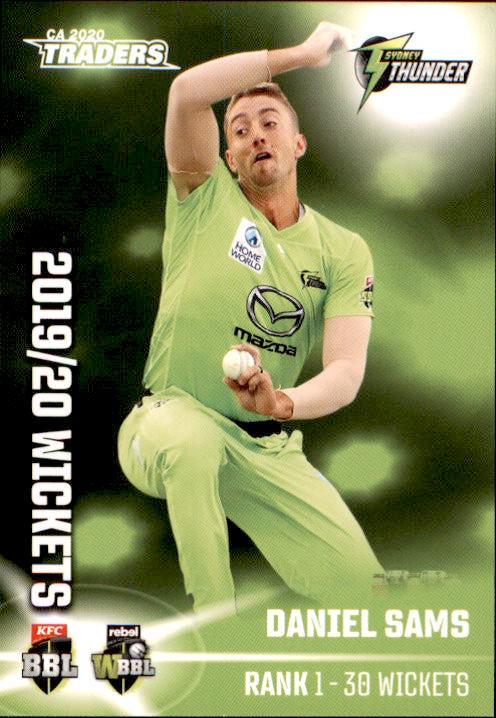 Daniel Sams, Top 10, 2020-21 TLA Cricket Australia and BBL
