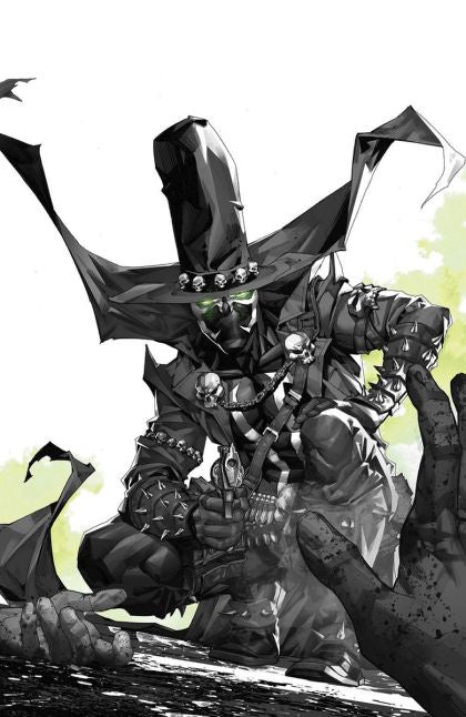 GunSlinger Spawn #24 Kael Ngu B&W Virgin Cover Comic