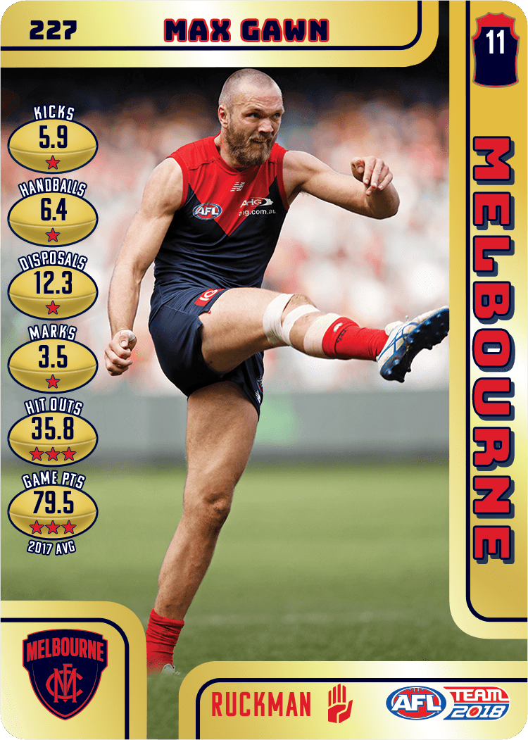 Max Gawn, Gold, 2018 Teamcoach AFL
