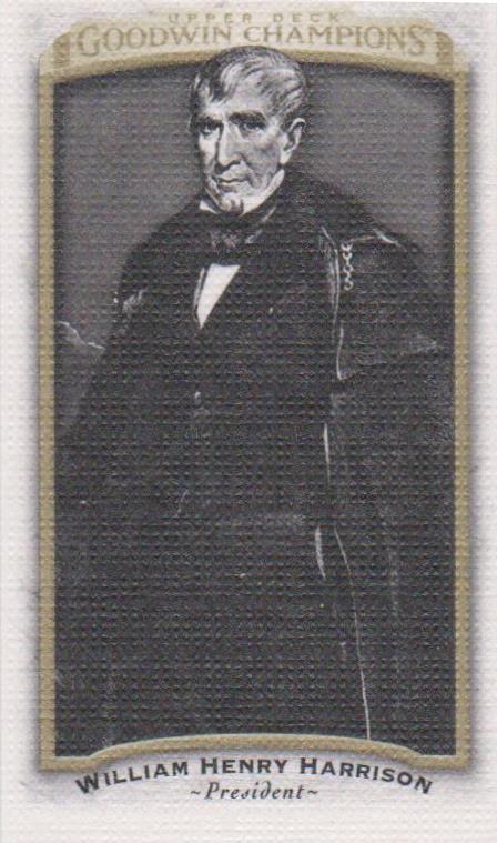 William Henry Harrison. Mini, 2017 Upper Deck Goodwin Champions