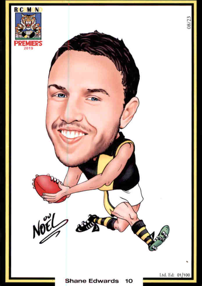 Richmond Tigers 2019 Premiers Card Set by Noel
