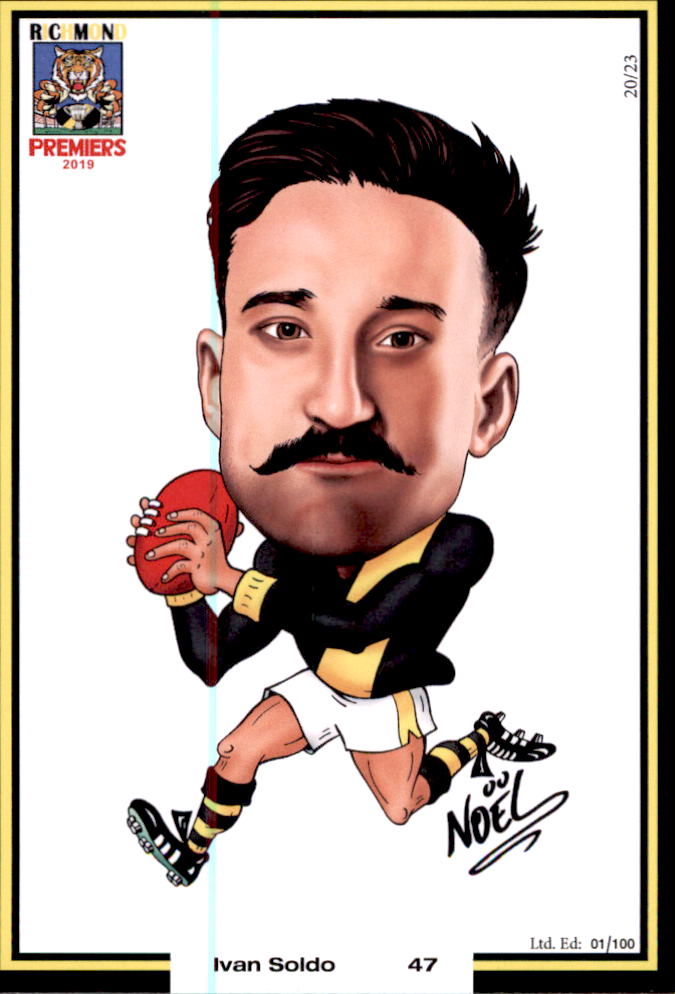 Richmond Tigers 2019 Premiers Card Set by Noel