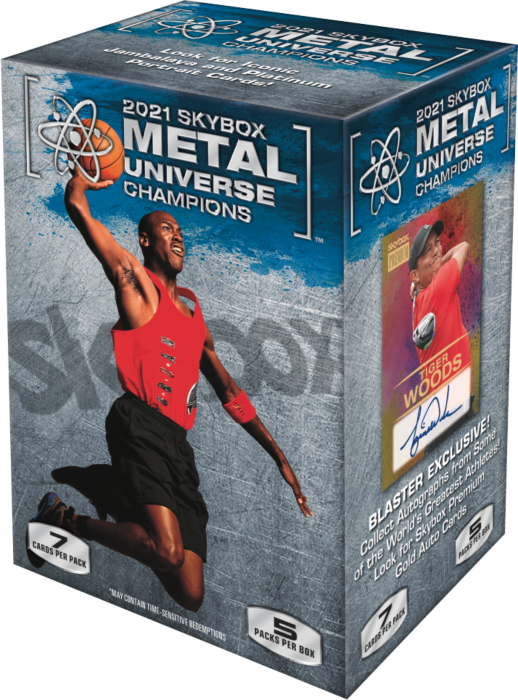 2021 Upper Deck Skybox Metal Universe Champions 5-Pack Blaster Box
