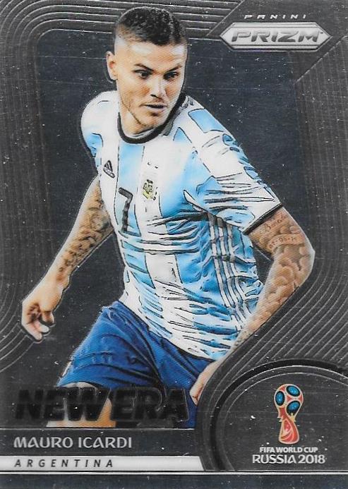 Mauro Icardi, New Era, 2018 Panini Prizm World Cup Soccer