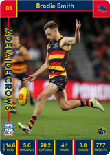 2023 Teamcoach AFL Common Cards -  Cards 1 to 100 - Pick Your Card