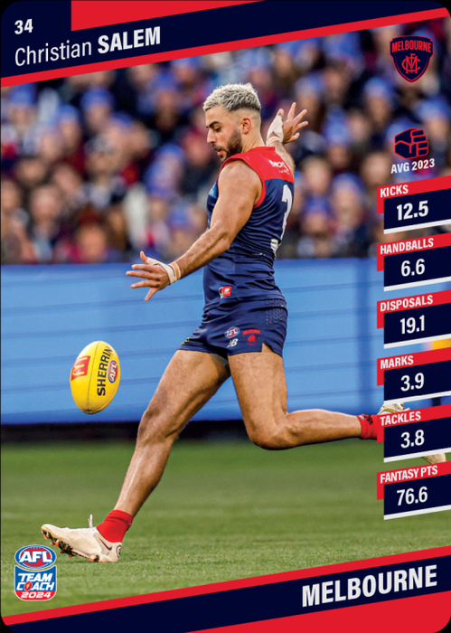 2024 Teamcoach AFL Common Cards - Cards 1 to 100 - Pick Your Card