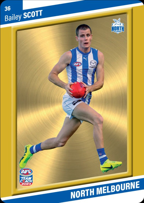 Bailey Scott, 36, Gold Parallel, 2024 Teamcoach AFL