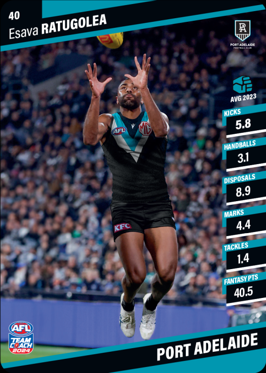 2024 Teamcoach AFL Common Cards - Cards 1 to 100 - Pick Your Card