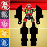 Mighty Morphin Power Rangers Re-Ignition Combinable Thunder Zord - Red Dragon