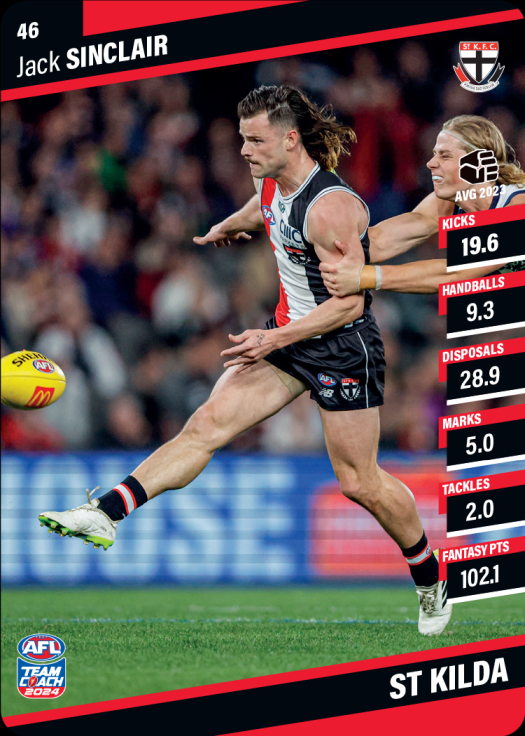 2024 Teamcoach AFL Common Cards - Cards 1 to 100 - Pick Your Card