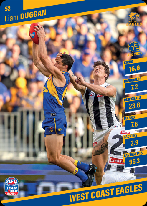 2024 Teamcoach AFL Common Cards - Cards 1 to 100 - Pick Your Card