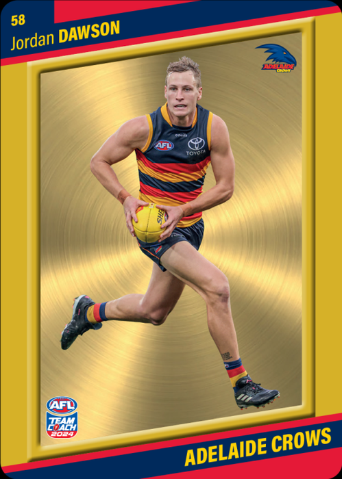 Jordan Dawson, 58, Gold Parallel, 2024 Teamcoach AFL