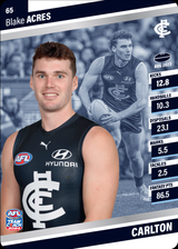 2024 Teamcoach AFL Silver Parallel Cards - Cards 1 to 100 - Pick Your Card