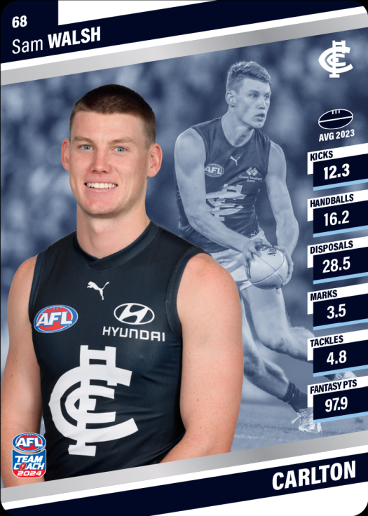 2024 Teamcoach AFL Silver Parallel Cards - Cards 1 to 100 - Pick Your Card