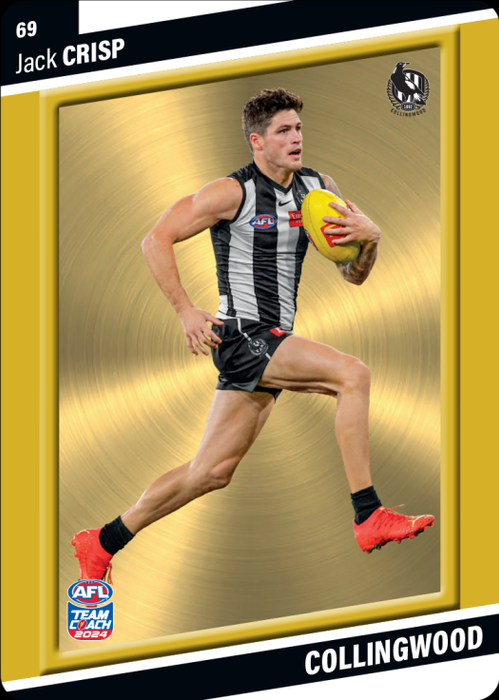 Jack Crisp, 69, Gold Parallel, 2024 Teamcoach AFL