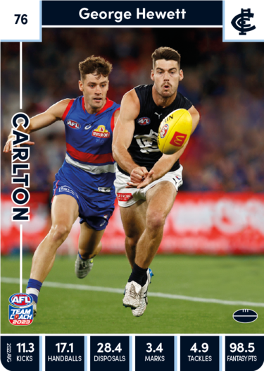 2023 Teamcoach AFL Common Cards -  Cards 1 to 100 - Pick Your Card