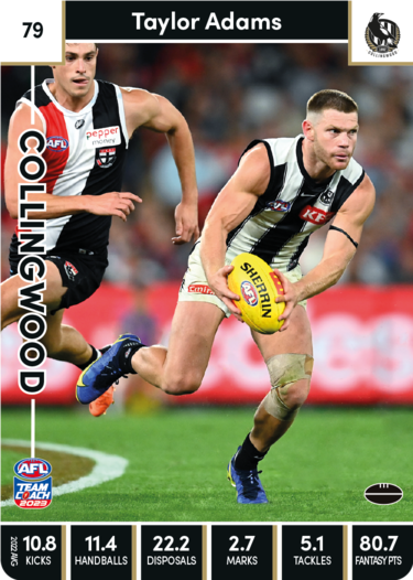 2023 Teamcoach AFL Common Cards -  Cards 1 to 100 - Pick Your Card