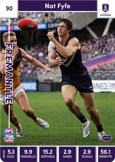 2023 Teamcoach AFL Common Cards -  Cards 1 to 100 - Pick Your Card