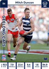 2023 Teamcoach AFL Common Cards -  Cards 1 to 100 - Pick Your Card