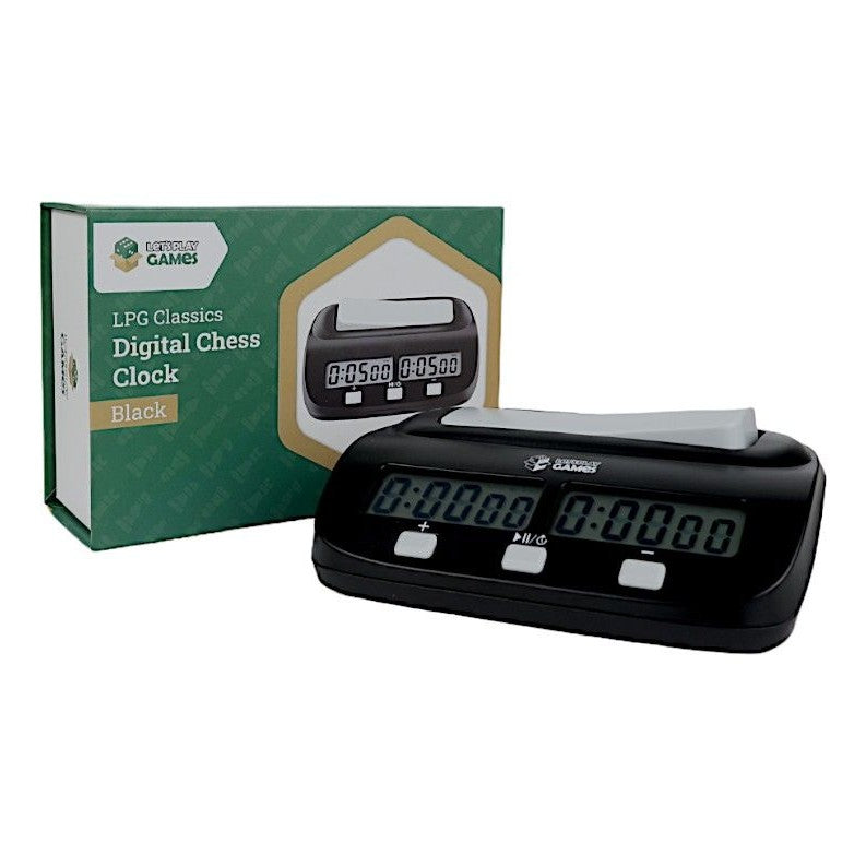 LPG Essentials Electronic Chess Clock - Black