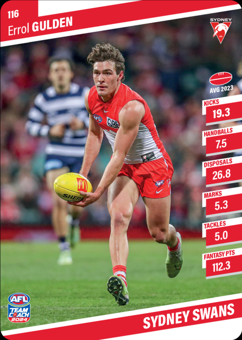 2024 Teamcoach AFL Common Cards - Cards 101 to 200 - Pick Your Card