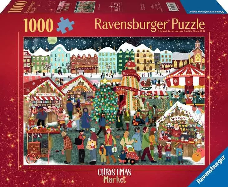 Ravensburger - Christmas Market - 1000 Piece Jigsaw Puzzle