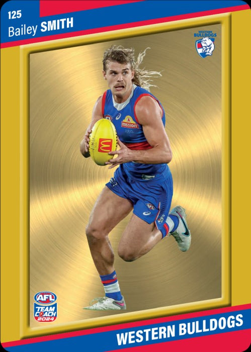 Bailey Smith, 125, Gold Parallel, 2024 Teamcoach AFL