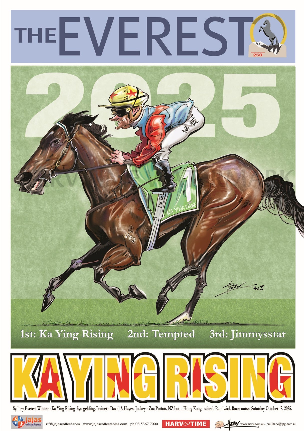 Ka Ying Rising, 2025 The Everest Winner, Harv Time Poster