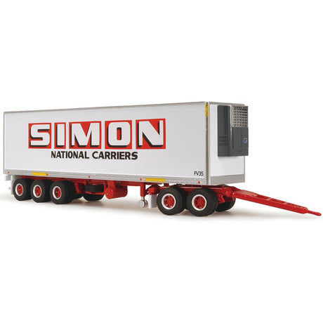 Highway Replicas 12037 SIMON National Carriers Freight Road Train & 12963 Freight Trailer, 1:64 Scale Diecast