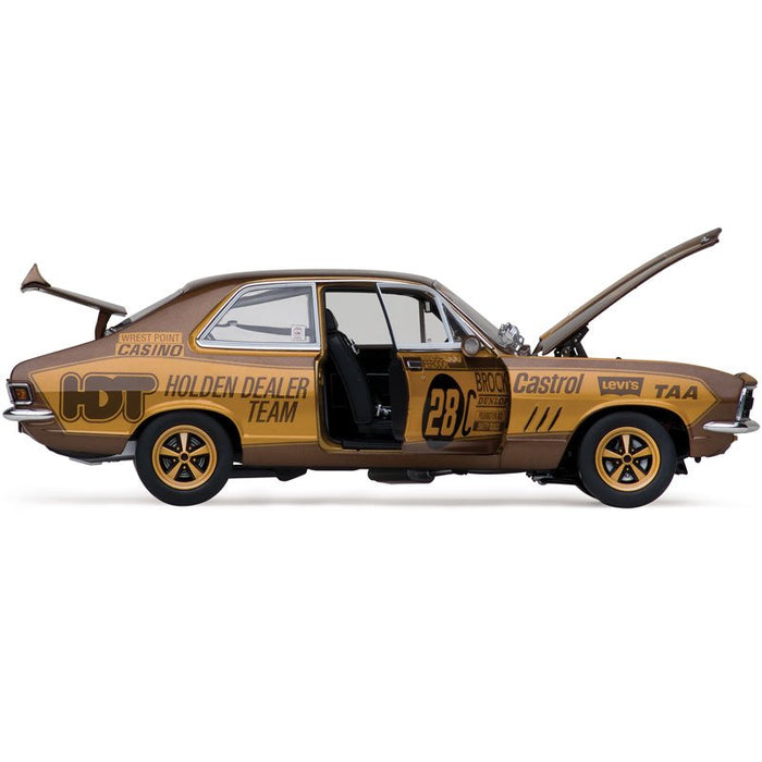 Classic Carlectables Holden LJ Torana XU-1, 1972 Bathurst Winner 50th Anniversary Gold Livery, 1:18 Scale Diecast Model Car