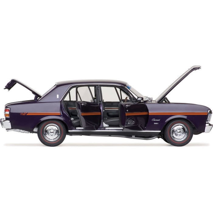 Classic Carlectables Ford XY Fairmont Grand Sport Wild Violet, 1:18 Scale Diecast Model Car